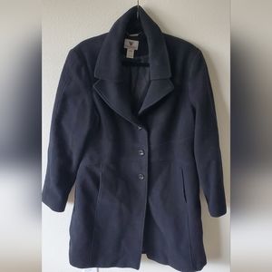 Worthington Long Black Woman's Coat